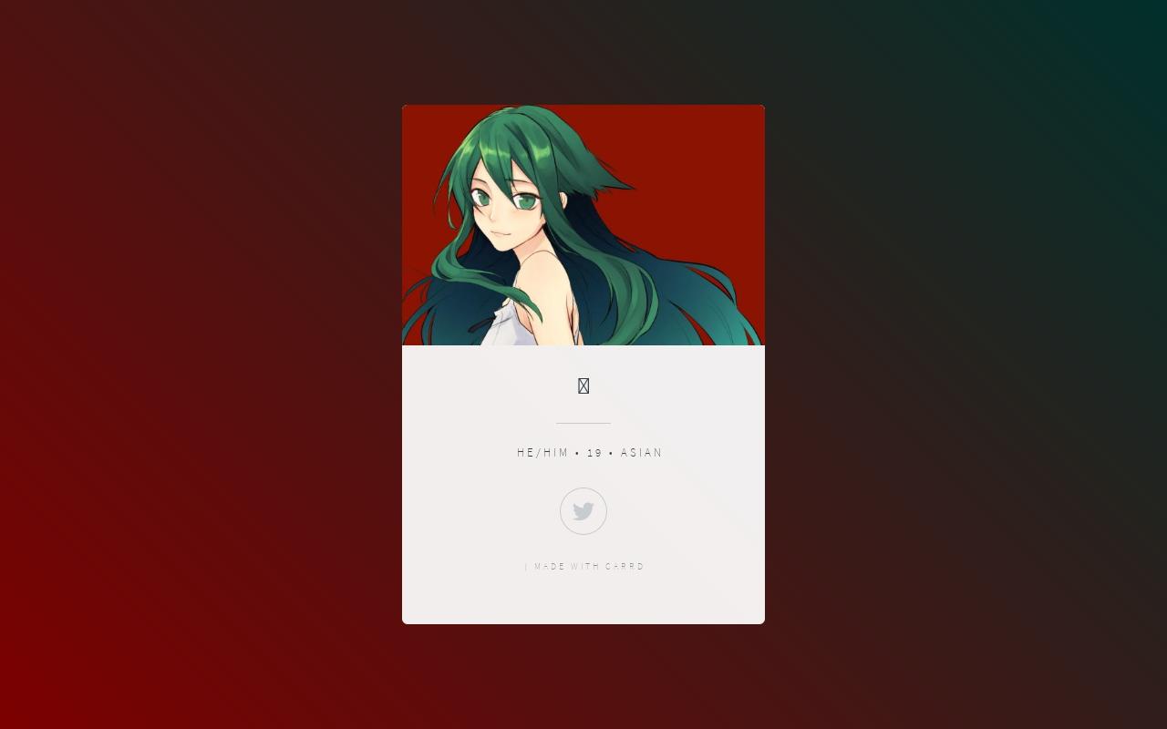 Carrd profile picture for @saya